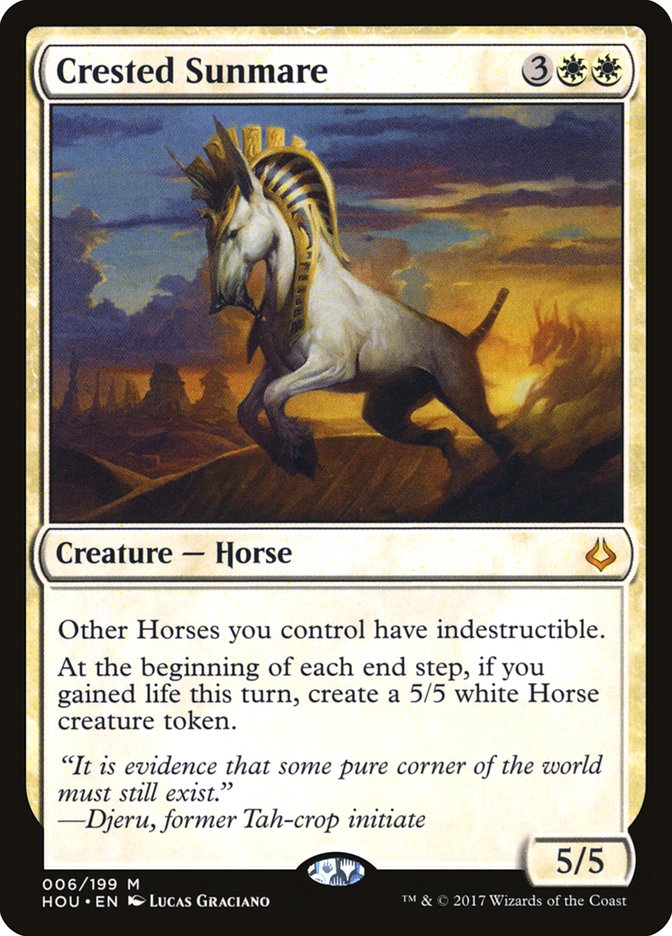 Crested Sunmare [Hour of Devastation] | Black Swamp Games