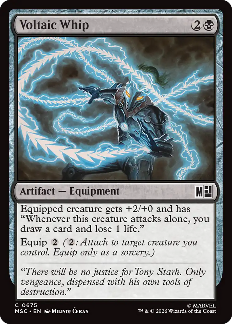 Voltaic Whip [Marvel Super Heroes Commander] | Black Swamp Games