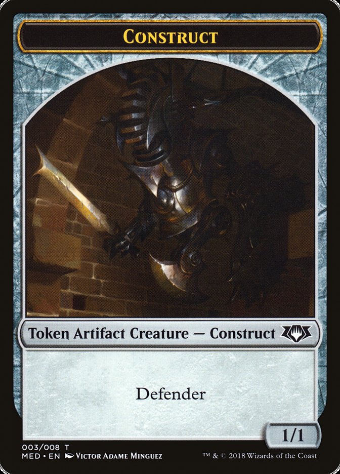 Construct Token (3) [Mythic Edition Tokens] | Black Swamp Games