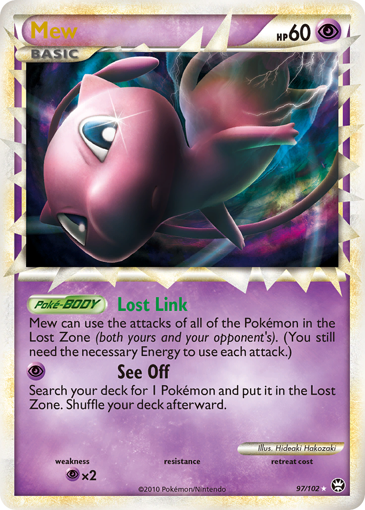 Mew (97/102) [HeartGold & SoulSilver: Triumphant] | Black Swamp Games