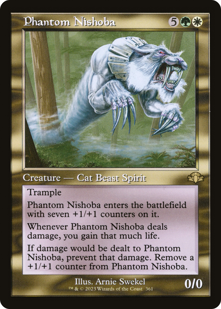 Phantom Nishoba (Retro) [Dominaria Remastered] | Black Swamp Games