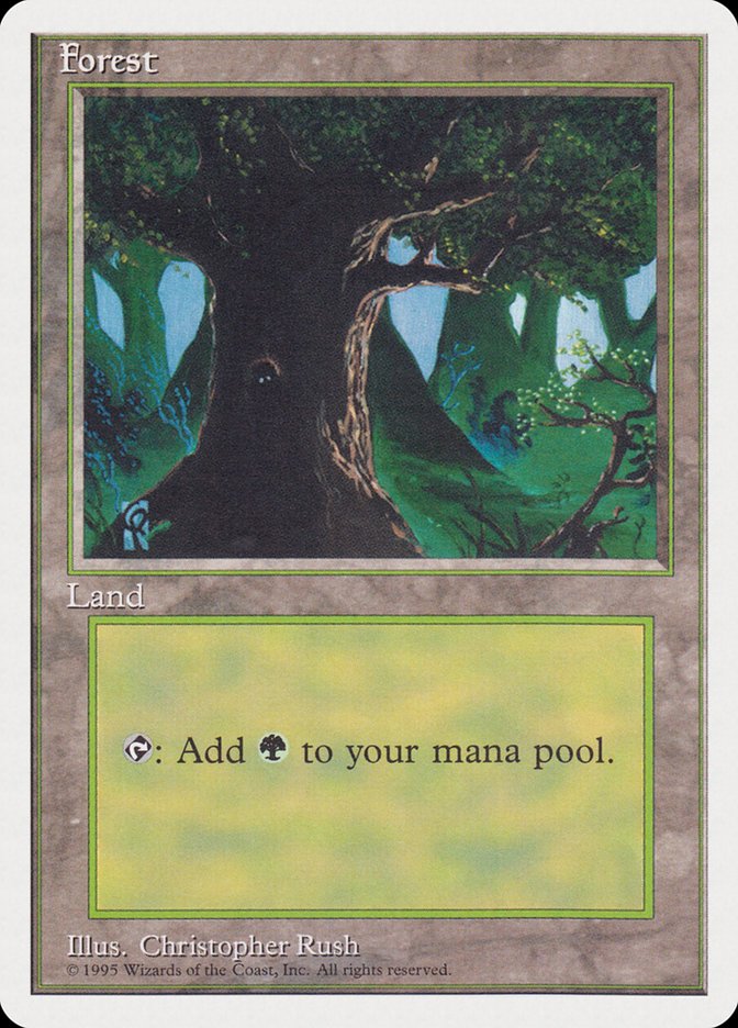 Forest (Creature in Tree Hole) [Rivals Quick Start Set] | Black Swamp Games
