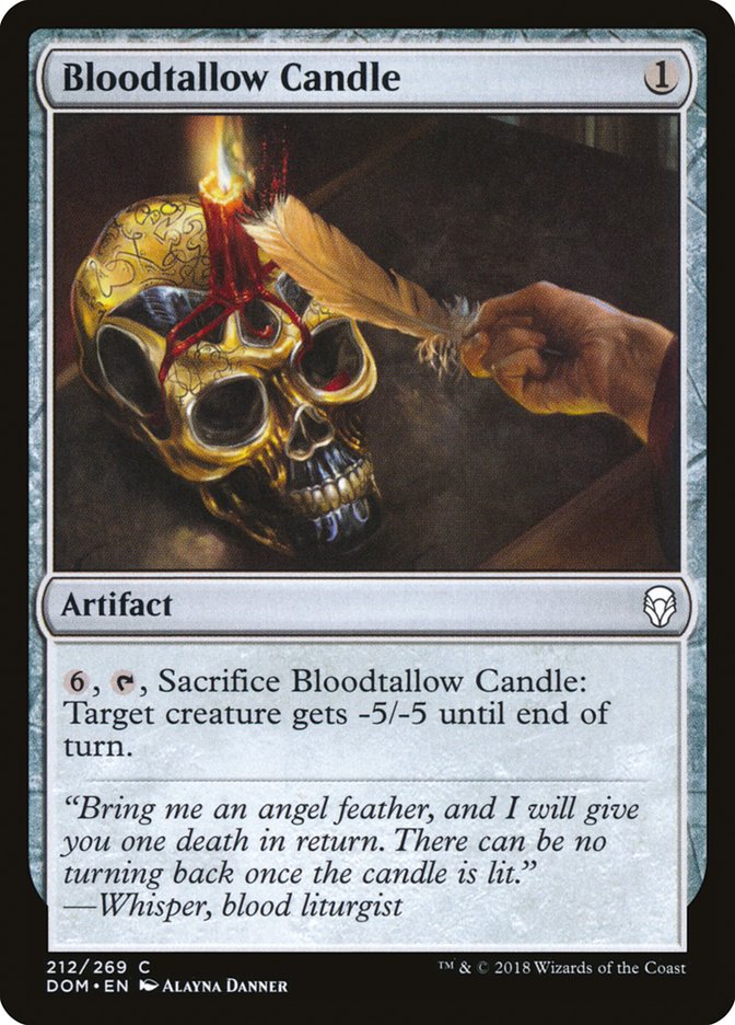 Bloodtallow Candle [Dominaria] | Black Swamp Games