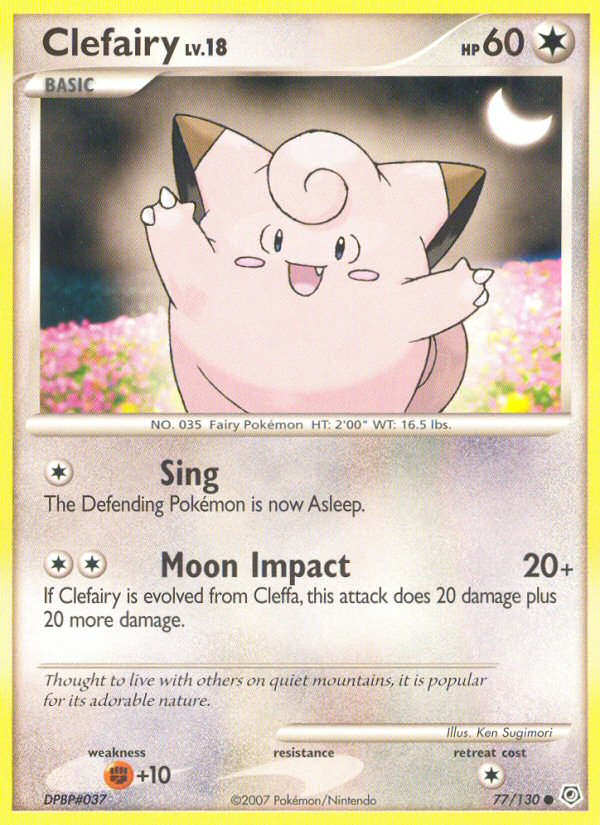 Clefairy (77/130) [Diamond & Pearl: Base Set] | Black Swamp Games