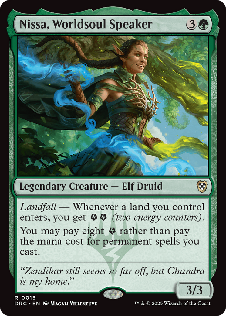 Nissa, Worldsoul Speaker [Aetherdrift Commander] | Black Swamp Games