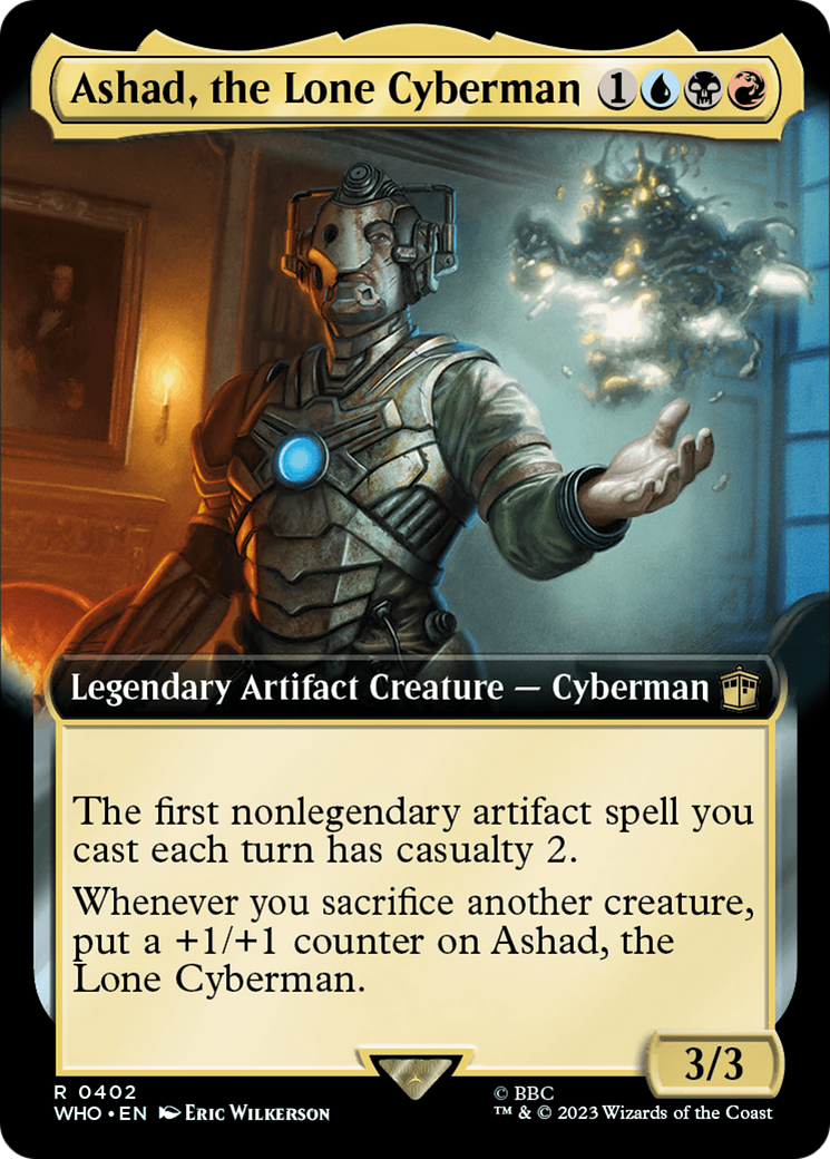 Ashad, the Lone Cyberman (Extended Art) [Doctor Who] | Black Swamp Games