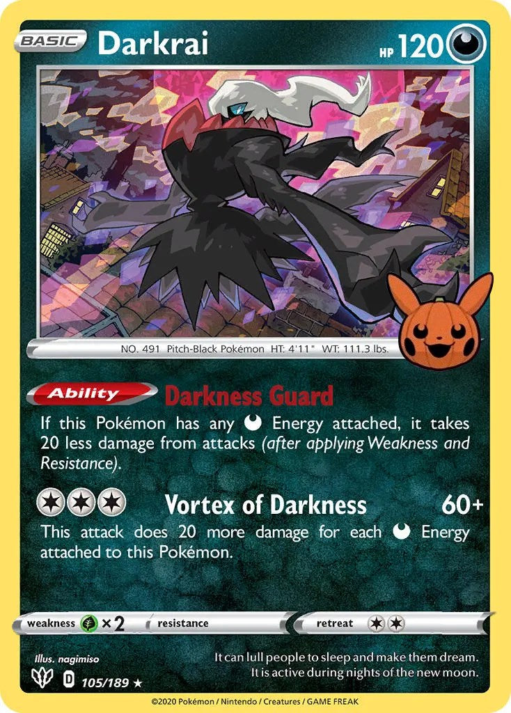 Darkrai (105/189) [Trick or Trade] | Black Swamp Games