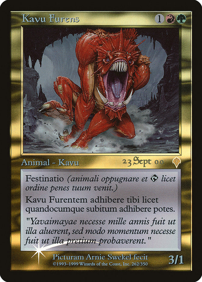 Raging Kavu [Invasion Promos] | Black Swamp Games