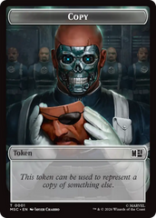 Copy (001) // Wall (003) Double-Sided Token [Marvel Super Heroes Commander Tokens] | Black Swamp Games
