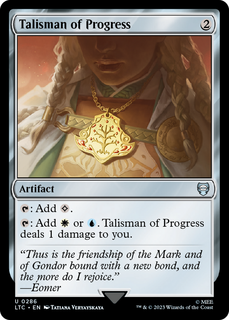 Talisman of Progress [The Lord of the Rings: Tales of Middle-Earth Commander] | Black Swamp Games