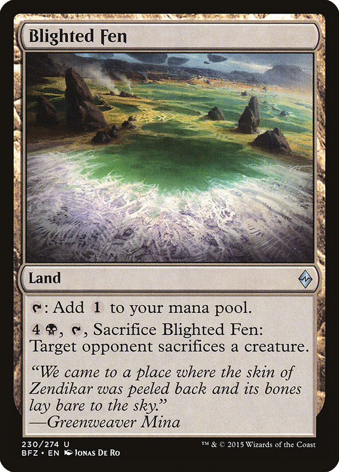 Blighted Fen [Battle for Zendikar] | Black Swamp Games