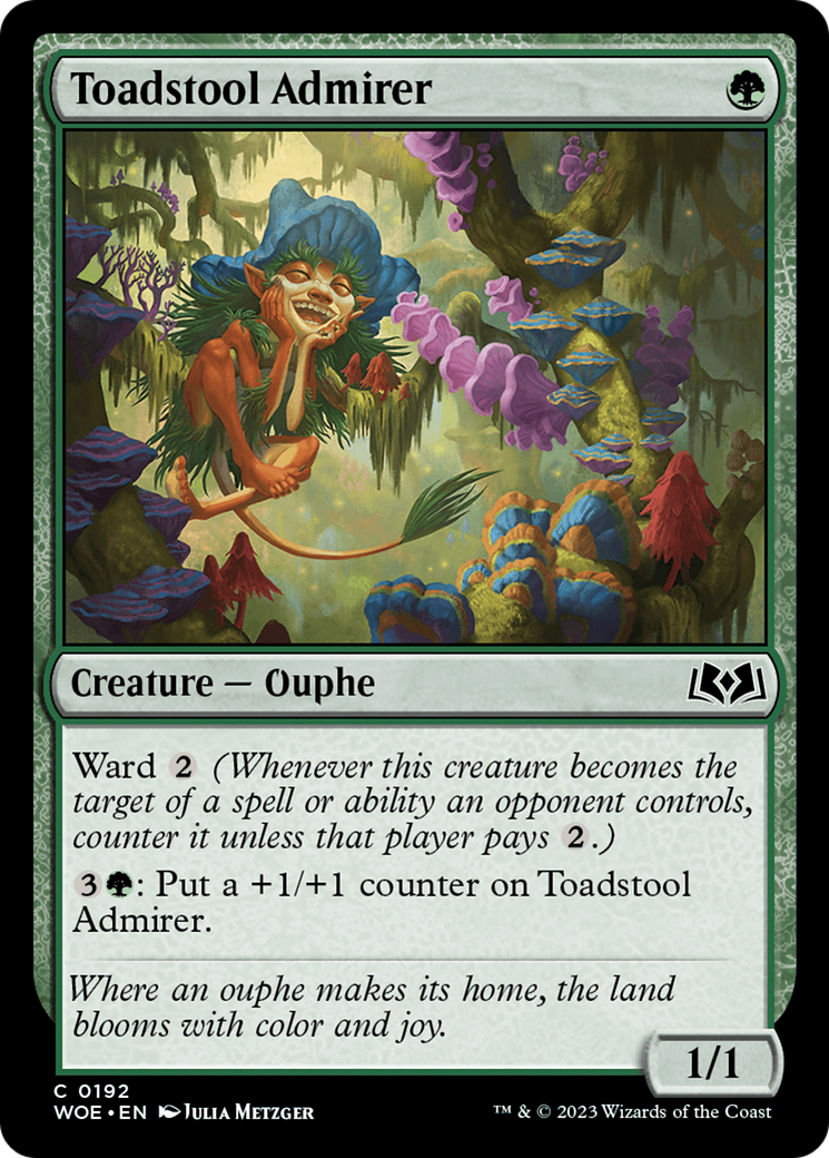 Toadstool Admirer [Wilds of Eldraine] | Black Swamp Games