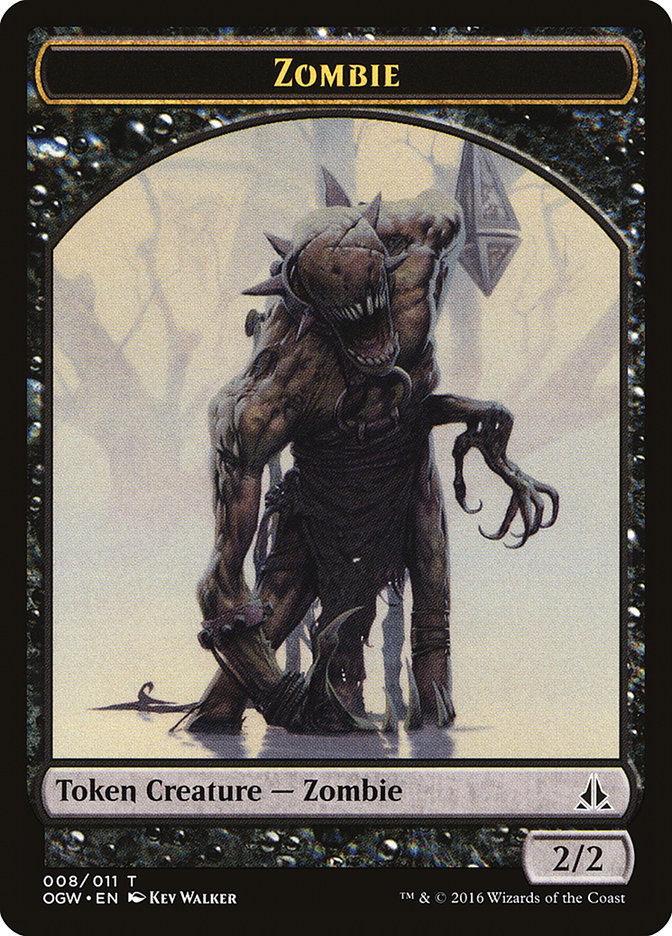 Zombie Token [Oath of the Gatewatch Tokens] | Black Swamp Games