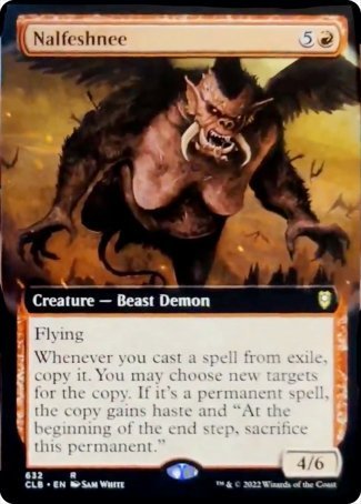 Nalfeshnee (Extended Art) [Commander Legends: Battle for Baldur's Gate] | Black Swamp Games