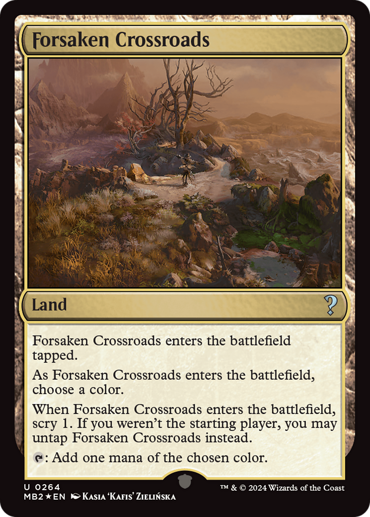 Forsaken Crossroads [Mystery Booster 2] | Black Swamp Games