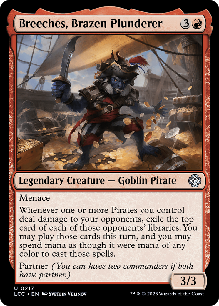 Breeches, Brazen Plunderer [The Lost Caverns of Ixalan Commander] | Black Swamp Games
