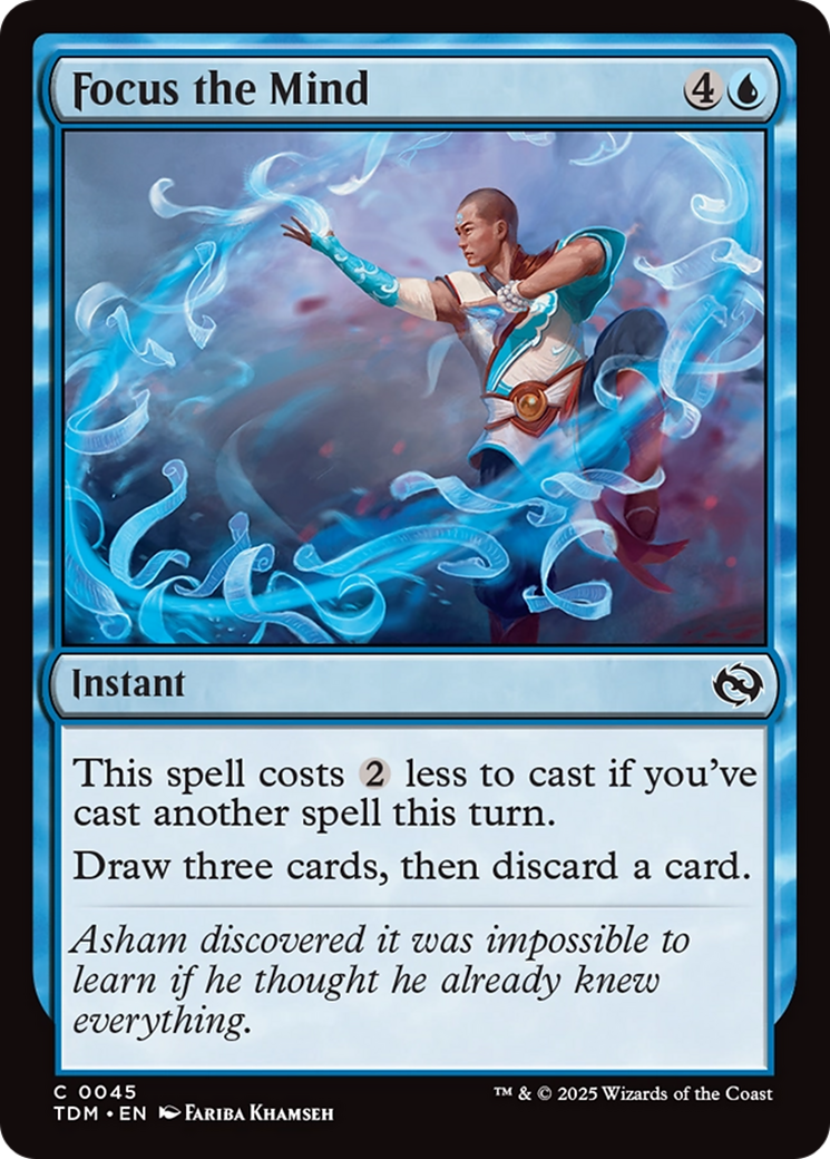 Focus the Mind [Tarkir: Dragonstorm] | Black Swamp Games