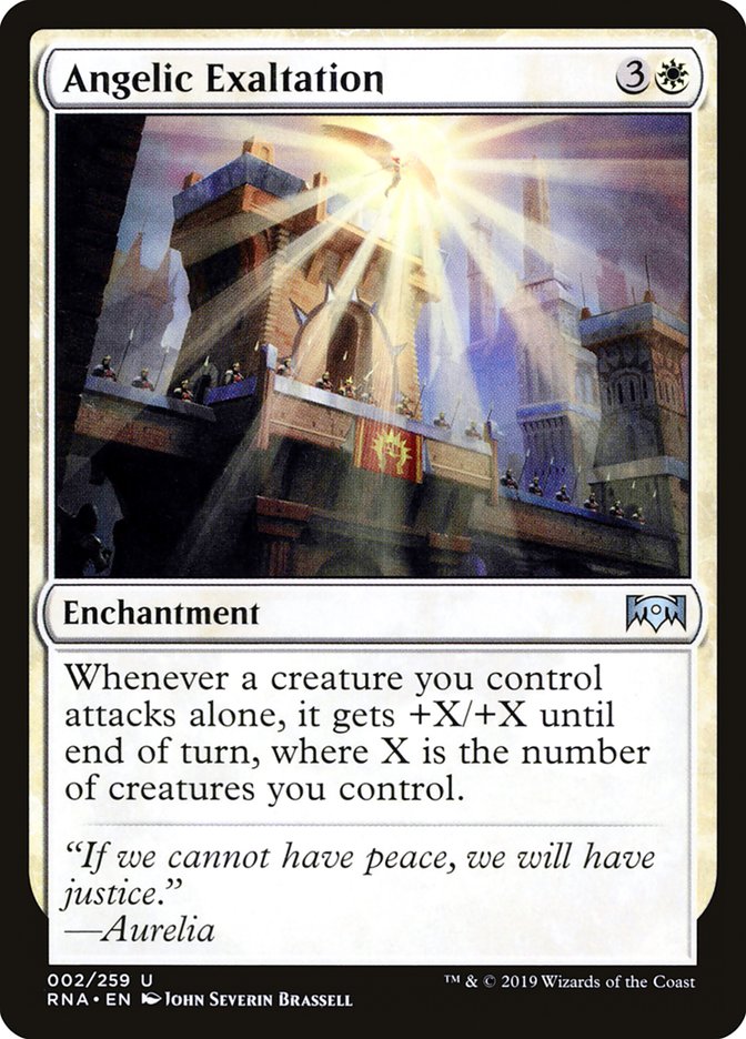 Angelic Exaltation [Ravnica Allegiance] | Black Swamp Games