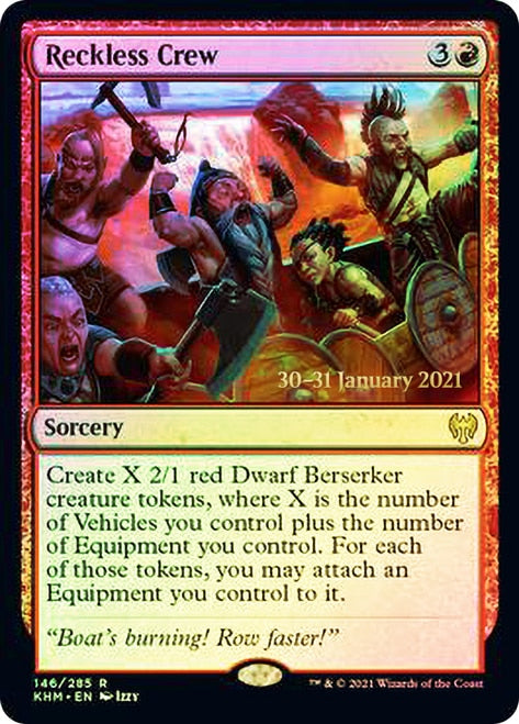 Reckless Crew [Kaldheim Prerelease Promos] | Black Swamp Games