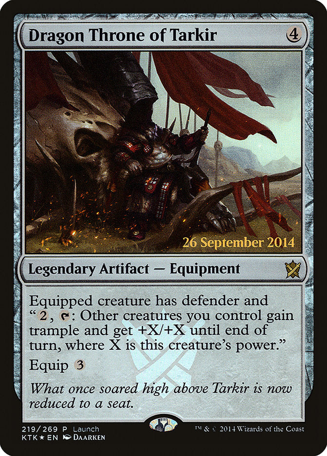 Dragon Throne of Tarkir (Launch) [Khans of Tarkir Prerelease Promos] | Black Swamp Games