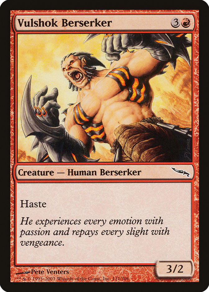 Vulshok Berserker [Mirrodin] | Black Swamp Games