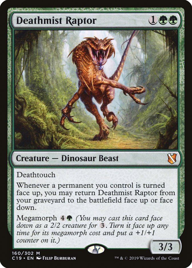 Deathmist Raptor [Commander 2019] | Black Swamp Games