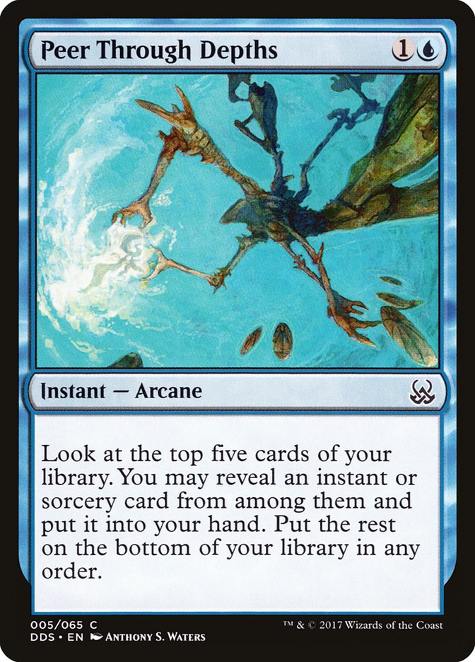 Peer Through Depths [Duel Decks: Mind vs. Might] | Black Swamp Games