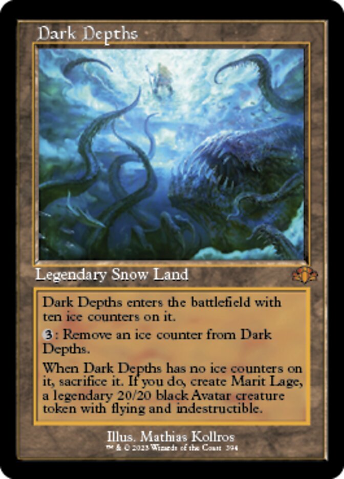 Dark Depths (Retro) [Dominaria Remastered] | Black Swamp Games