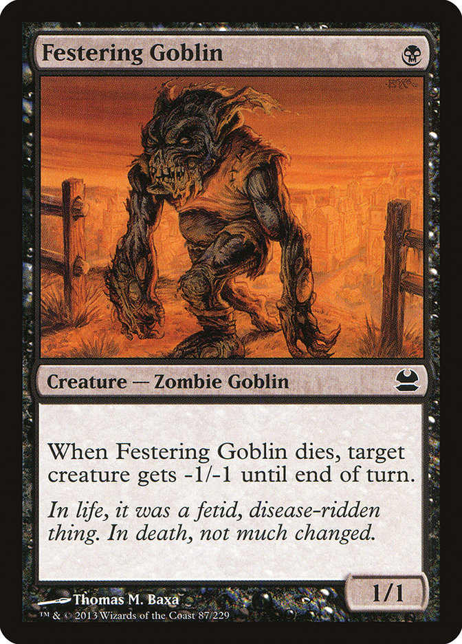 Festering Goblin [Modern Masters] | Black Swamp Games