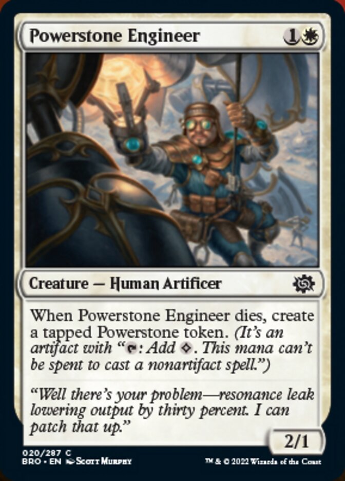 Powerstone Engineer [The Brothers' War] | Black Swamp Games