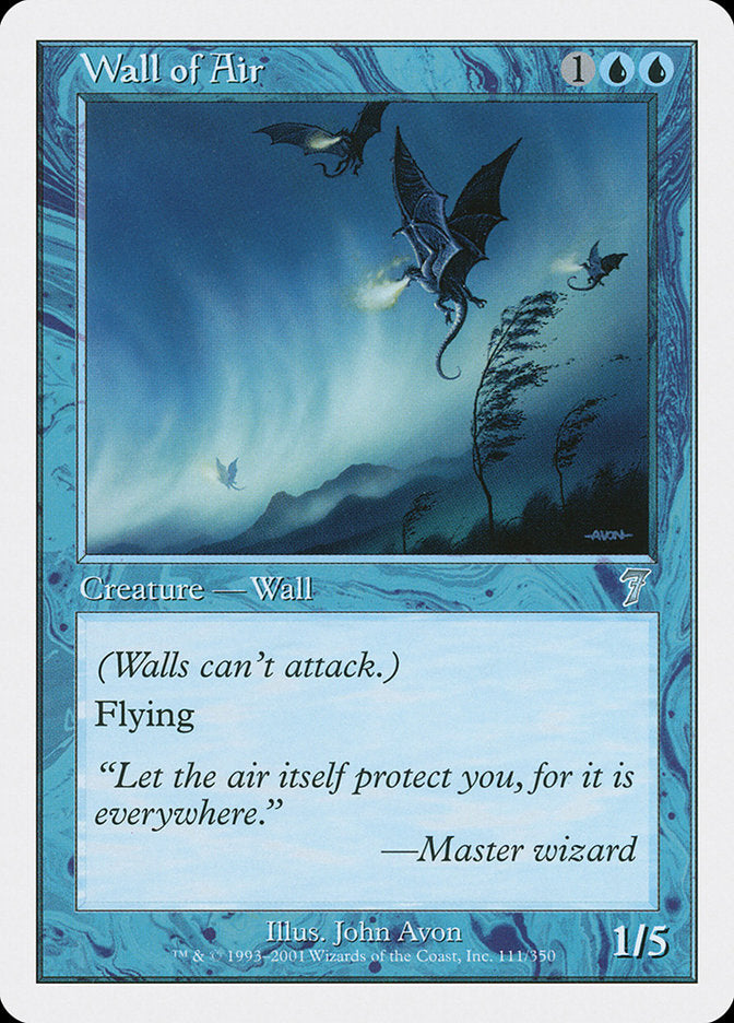 Wall of Air [Seventh Edition] | Black Swamp Games
