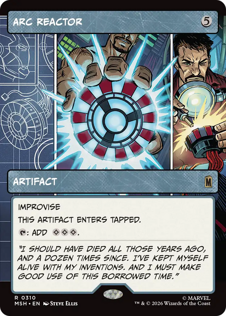 Arc Reactor (Borderless) [Marvel Super Heroes] | Black Swamp Games