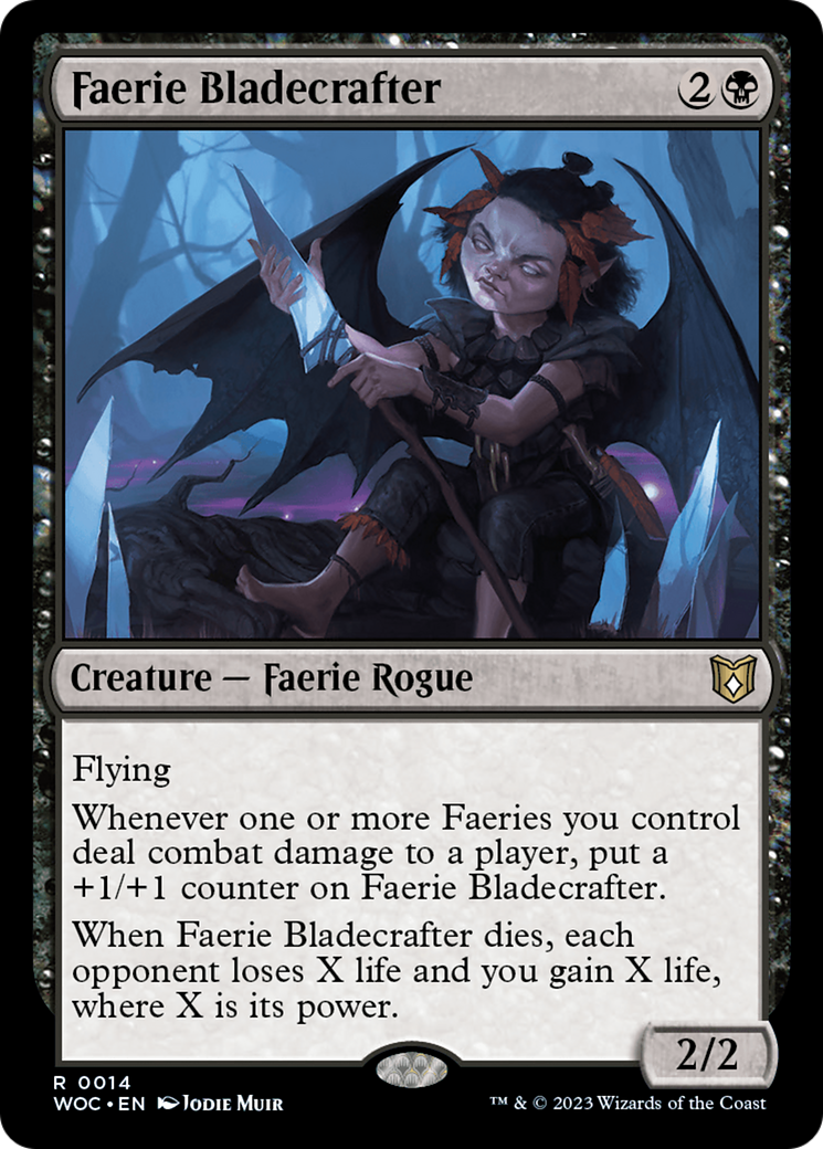 Faerie Bladecrafter [Wilds of Eldraine Commander] | Black Swamp Games