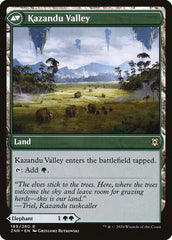 Kazandu Mammoth // Kazandu Valley [Zendikar Rising] | Black Swamp Games