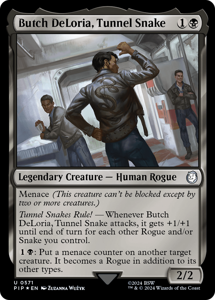 Butch DeLoria, Tunnel Snake (Surge Foil) [Fallout] | Black Swamp Games