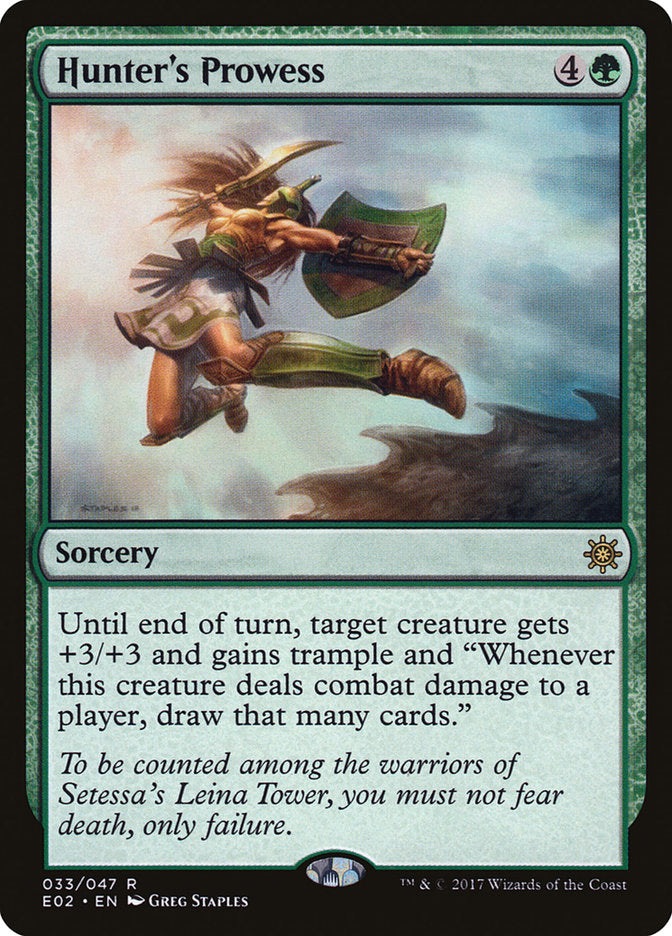 Hunter's Prowess [Explorers of Ixalan] | Black Swamp Games