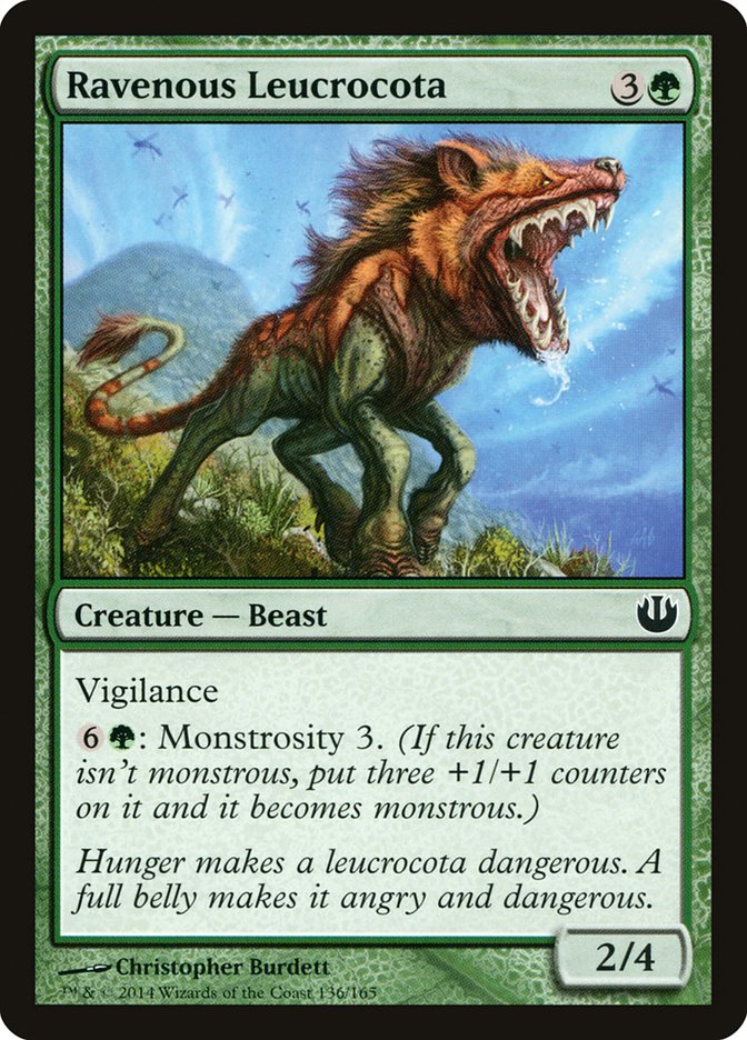Ravenous Leucrocota [Journey into Nyx] | Black Swamp Games