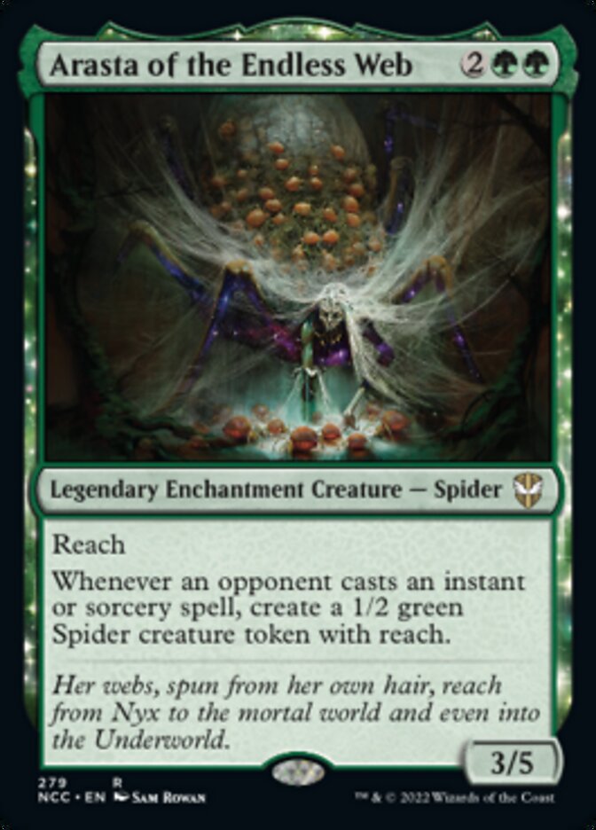 Arasta of the Endless Web [Streets of New Capenna Commander] | Black Swamp Games