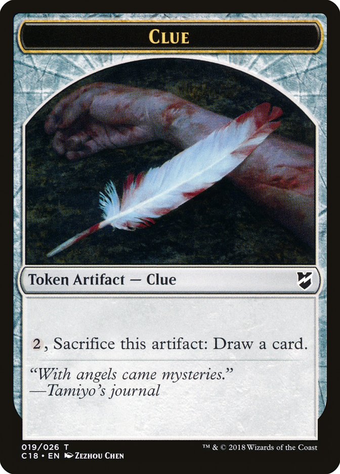 Clue Token [Commander 2018 Tokens] | Black Swamp Games