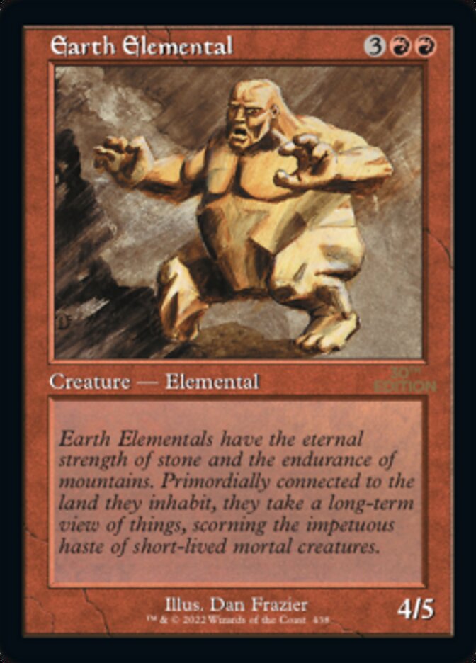 Earth Elemental (Retro) [30th Anniversary Edition] | Black Swamp Games