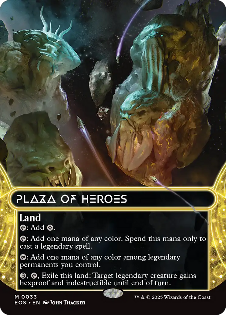 Plaza of Heroes (0033) (Borderless) [Edge of Eternities: Stellar Sights] | Black Swamp Games