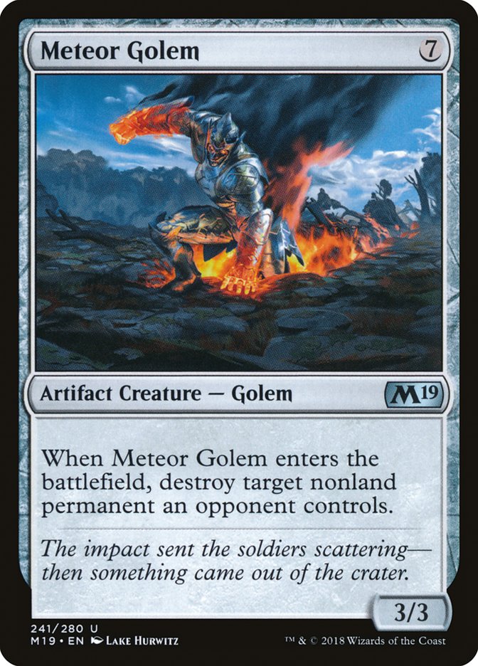 Meteor Golem [Core Set 2019] | Black Swamp Games