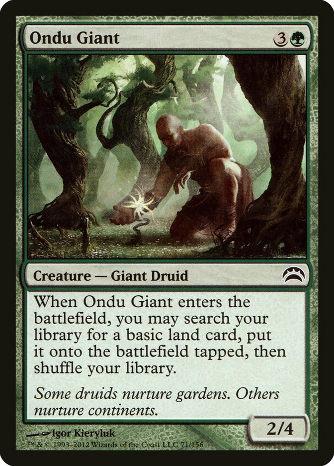 Ondu Giant [Planechase 2012] | Black Swamp Games