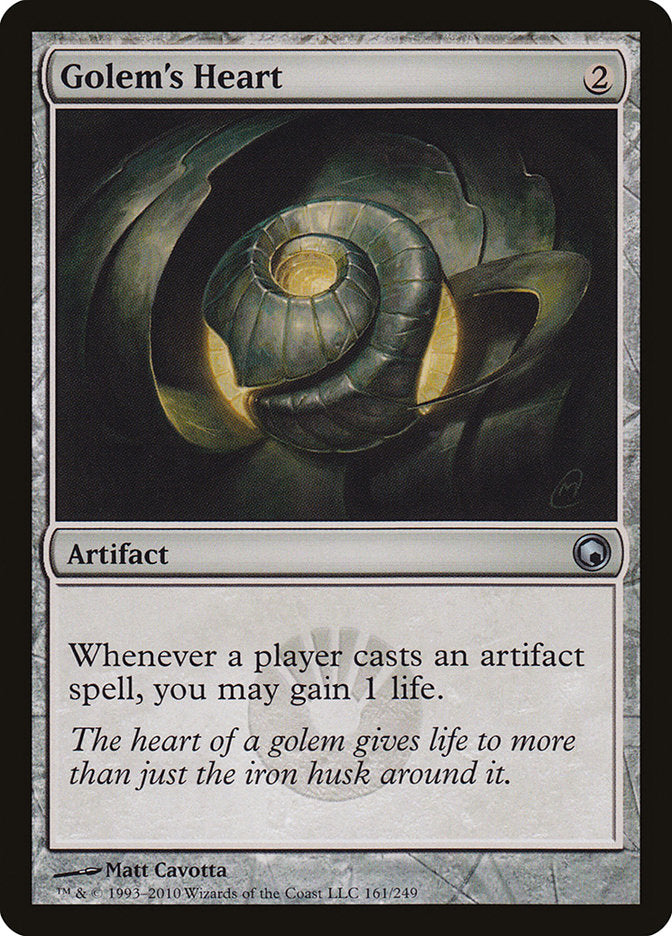 Golem's Heart [Scars of Mirrodin] | Black Swamp Games