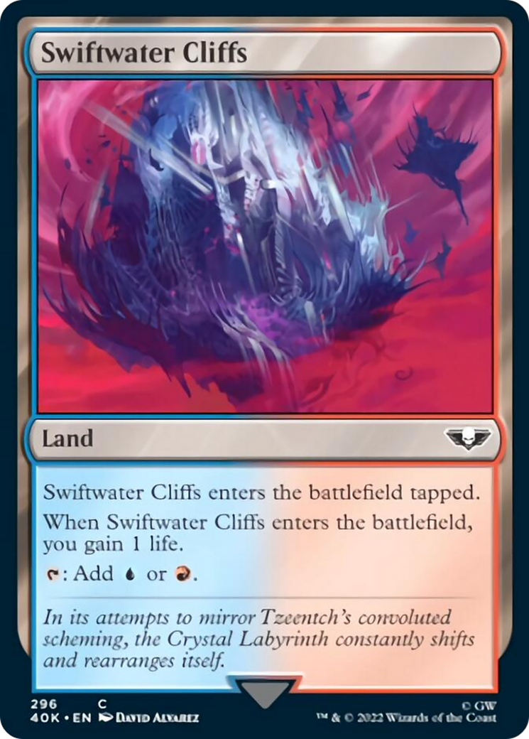 Swiftwater Cliffs (Surge Foil) [Warhammer 40,000] | Black Swamp Games