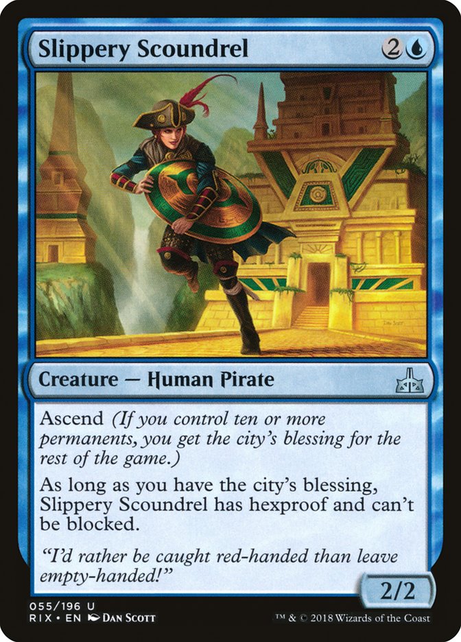 Slippery Scoundrel [Rivals of Ixalan] | Black Swamp Games