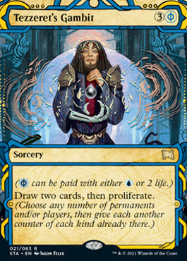 Tezzeret's Gambit (Foil Etched) [Strixhaven: Mystical Archive] | Black Swamp Games