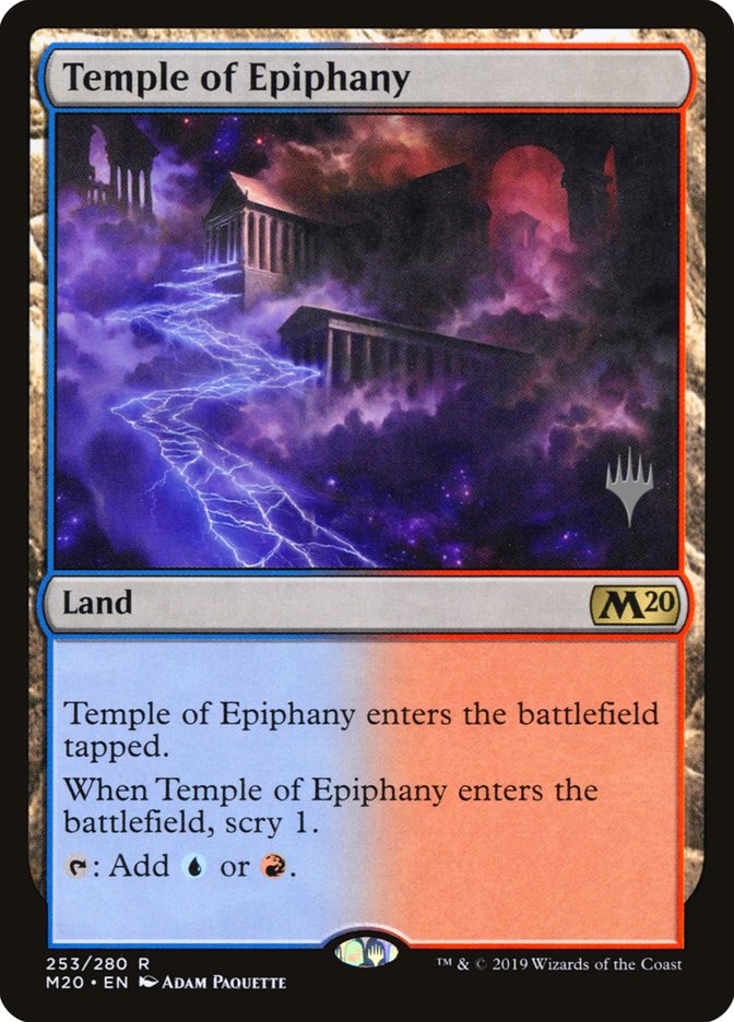 Temple of Epiphany (Promo Pack) [Core Set 2020 Promos] | Black Swamp Games
