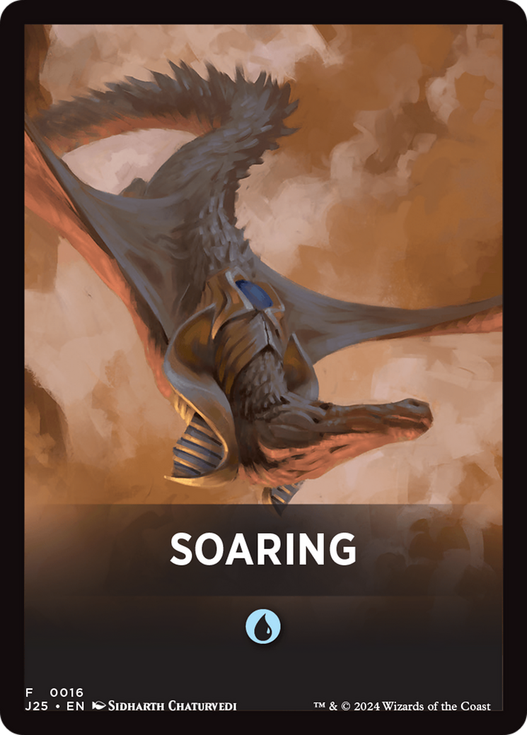 Soaring Theme Card [Foundations Jumpstart Front Cards] | Black Swamp Games