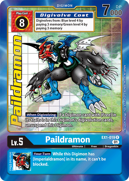 Paildramon [EX1-019] (Alternate Art) [Classic Collection] | Black Swamp Games